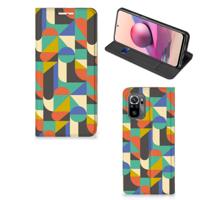 Xiaomi Redmi Note 10 4G | 10S | Poco M5s | Hoesje met Magneet | Funky Retro - thumbnail