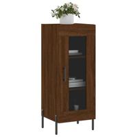 Dressoir 34,5x34x90 cm bewerkt hout bruineikenkleurig - thumbnail