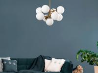 Hanglamp MIDOUNI 9 lampen vintage - thumbnail