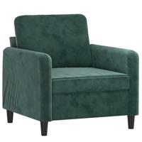 Fauteuil 60 cm fluweel donkergroen - thumbnail