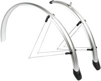 Eurofender Spatbordenset rapido 28 inch 46 mm kunststof zilver - thumbnail