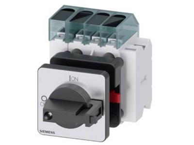 Belastbare scheidingsschakelaar Zwart 4-polig 16 mm² 16 A 1x NO, 1x NC 690 V/AC Siemens 3LD30501TL11