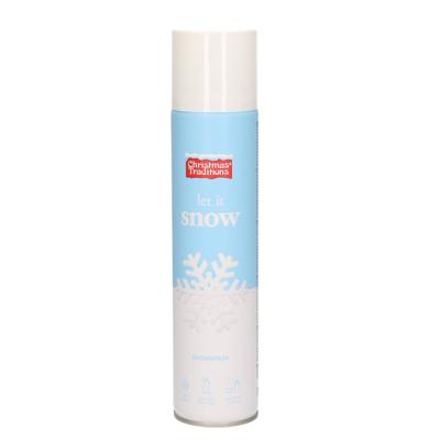 1x Sneeuwsprays/sneeuw spuitbussen 300 ml - Decoratiesneeuw 1x Sneeuwsprays/sneeuw spuitbussen 300 ml - Decoratiesneeuw
