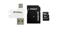 Goodram All in one M1A4-0640R12 flashgeheugen 64 GB MicroSDXC Klasse 10 UHS-I + De kaartlezer - thumbnail