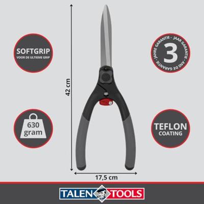 Talentools buxusschaar rechte snede