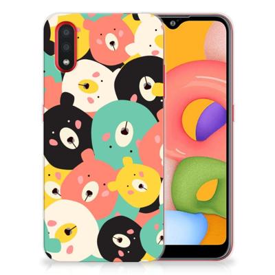 Samsung Galaxy A01 Telefoonhoesje met Naam Bears Samsung Galaxy A01 Telefoonhoesje met Naam Bears