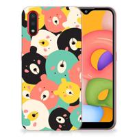 Samsung Galaxy A01 Telefoonhoesje met Naam Bears - thumbnail