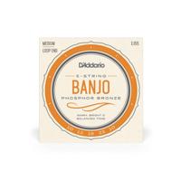 D&apos;Addario EJ55 Phosphor Bronze Medium 10-23 snaren voor vijfsnarige banjo - thumbnail