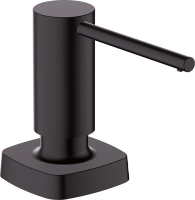 Hansgrohe A71 zeep-/ lotiondispenser, mat zwart Hansgrohe A71 zeep-/ lotiondispenser, mat zwart