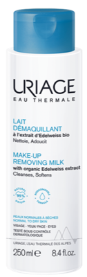 Uriage Thermaal water make-up verwijder melk 250 Milliliter