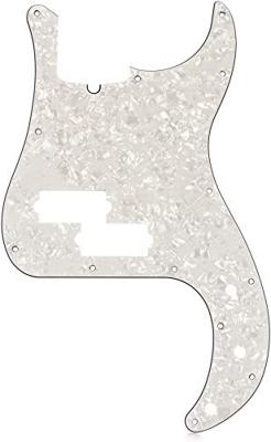 Fender 13-hole Modern Standard Precision Bass Pickguard White Pearl slagplaat voor Fender Precision bas
