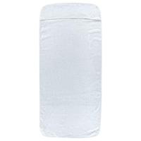 Strandhanddoeken 2 st 400 g/m 60x135 cm stof wit - thumbnail