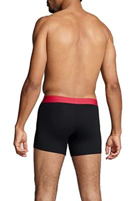 Levi's Boxershorts Solid Basic Organic Cotton 2-pack Black / Red-XXL