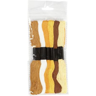 Creativ Company Borduurgaren, dikte 1 mm, goud, 6 bol/ 1 doos