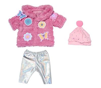 BABY born roze jas kledingset - 43 cm