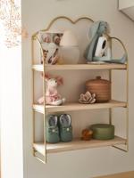 Wandrek 3 niveaus Nuage messing - thumbnail