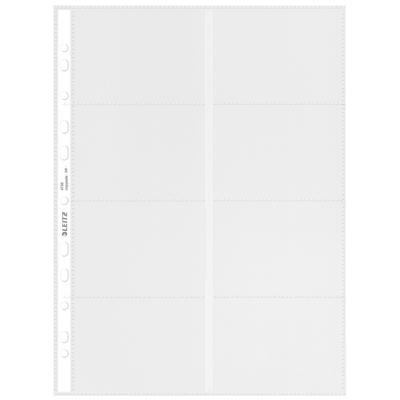 Showtas leitz premium visitekrt pp a4 glashelder