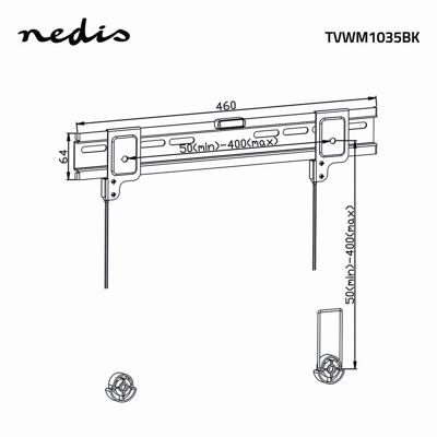 TV Muurbeugel | Vast | 26 - 42" | 30 kg