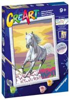 Ravensburger creart serie D horse at sunset - thumbnail