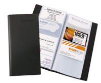 Sigel SI-VZ172 Visitekaartmap Kunstleer Zwart Voor 192 Kaarten - thumbnail