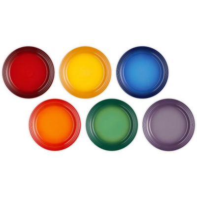 LE CREUSET - Vancouver - Dinerbord 27cm New Rainbow 6-dlg