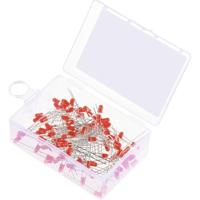 TRU COMPONENTS Bedrade LED Rood Rond 3 mm 330 mcd 30 ° 20 mA 1.8 V, 2.4 V - thumbnail