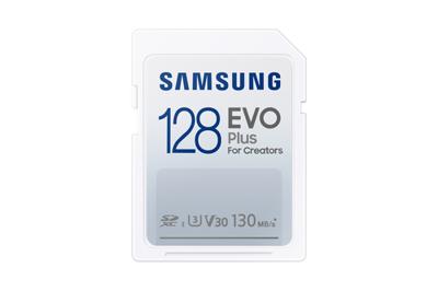 Samsung EVO Plus 128GB SDXC SD-Kaart Wit