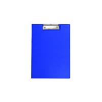 Klembordmap maul a4 staand pvc met penlus blauw | 48 stuks - thumbnail