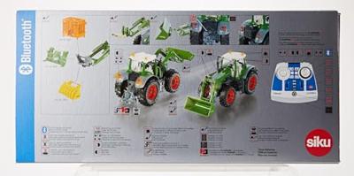 Siku Control op afstand bestuurbare Fendt 933 Vario tractor met voorlader en Bluetooth afstandsbediening - thumbnail