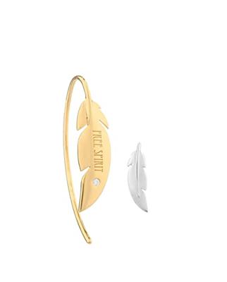 Dames oorbellen Secrecy E8234CDAWW190 Sterling zilver 3 cm