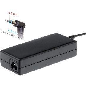 Akyga notebook power adapter AK-ND-26 19.5V/4.62A 90W 4.5x3.0 mm + pin HP netvoeding & inverter Binnen Zwart