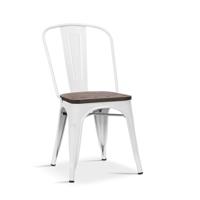 Stoel Lex Wit - Set van 4 - thumbnail