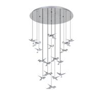 Stars of Light 17-lichts hanglampParatebueno 1 chroom rond - 390402 - thumbnail