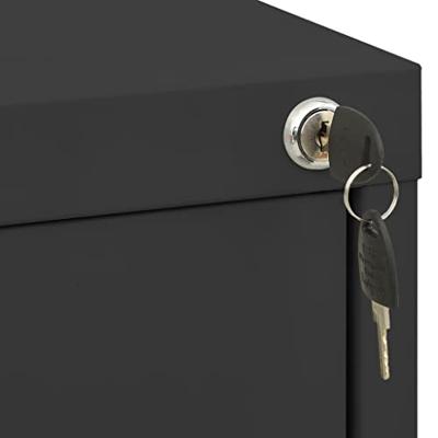 Archiefkast 46x62x72,5 cm staal antracietkleurig