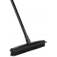 Rubber bezem met steel - thumbnail