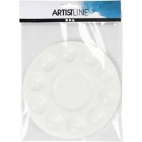 Creativ Company Verf palet wit, 17cm - thumbnail