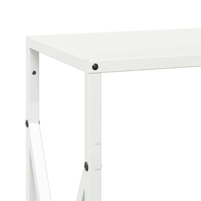 Brandhoutrek 34x25x70 cm koudgewalst staal wit