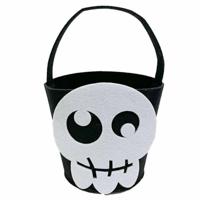 Halloween Decoraties My Other Me Schedel Wit Zwart - thumbnail