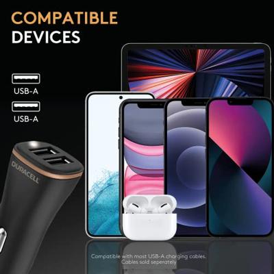 Duracell DR6010A oplader voor mobiele apparatuur Zwart