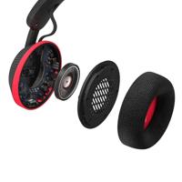Philips TAA6219BK 6000-serie Over Ear zelfopladende Bluetooth-koptelefoon voor sport op zonne-energie, batterijreserve van 80 uur, ideaal voor fitness, hardlopen en andere sporten - Zwart en Rood - thumbnail