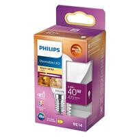 Philips LED 871951432447300 LED-lamp Energielabel D (A - G) E14 Kogel 3.4 W = 40 W Warmwit (Ø x l) 45 mm x 80 mm Dimbaar 1 stuk(s) - thumbnail