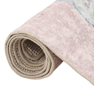Kindervloerkleed eenhoorn wasbaar antislip 160x230 cm groen - thumbnail