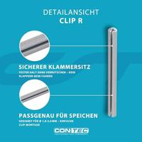 CONTEC spaakreflector "clip r" ct spoke reflector clip r set 36pcs - thumbnail