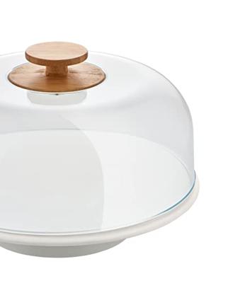 Alessi Stolp Mattina Taartstolp / Glazen stolp / Kaasstolp / Afdekstolp - BG06 WG - Grijs - ø 31 cm - door Big-Game Alessi Stolp Mattina Taartstolp / Glazen stolp / Kaasstolp / Afdekstolp - BG06 WG - Grijs - ø 31 cm - door Big-Game