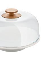 Alessi Stolp Mattina Taartstolp / Glazen stolp / Kaasstolp / Afdekstolp - BG06 WG - Grijs - ø 31 cm - door Big-Game - thumbnail