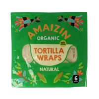 Amaizin Tortilla wraps bio 6 Stuks - thumbnail