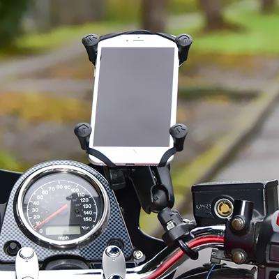 Ram X-Grip Large Phone Mount with Handlebar U-Bolt Base - Medium Ram X-Grip Large Phone Mount with Handlebar U-Bolt Base - Medium