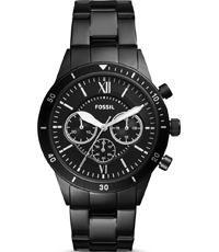 Horlogeband Marc by Marc Jacobs MBM1388 Leder Zwart 20mm