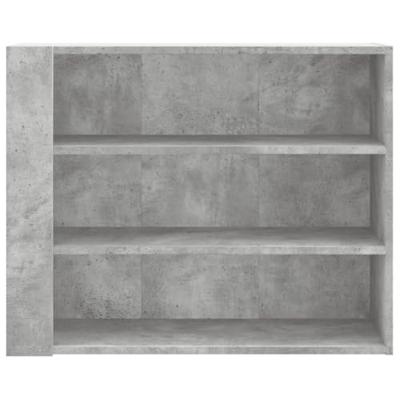 Wandkast 75x35x60 cm bewerkt hout betongrijs