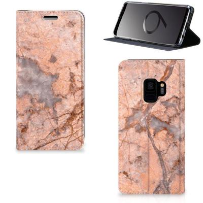 Samsung Galaxy S9 | Standcase | Marmer Oranje